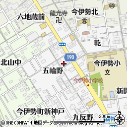 愛知県一宮市今伊勢町新神戸五輪野32周辺の地図