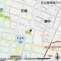 愛知県江南市安良町郷中176周辺の地図