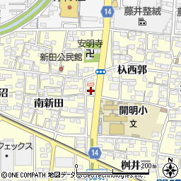 愛知県一宮市開明杁西郭71周辺の地図