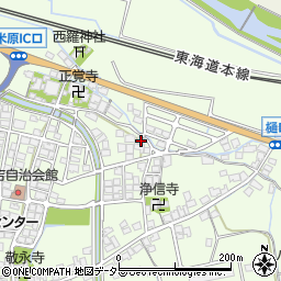 滋賀県米原市樋口391周辺の地図