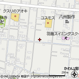 岐阜県羽島市竹鼻町狐穴1275周辺の地図