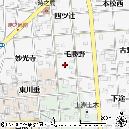愛知県一宮市時之島毛勝野24-1周辺の地図