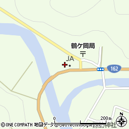 京都府南丹市美山町鶴ケ岡新釈迦堂前周辺の地図
