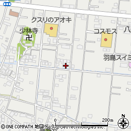 岐阜県羽島市竹鼻町狐穴1305周辺の地図