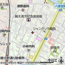 寺子屋遊膳鎌倉店周辺の地図