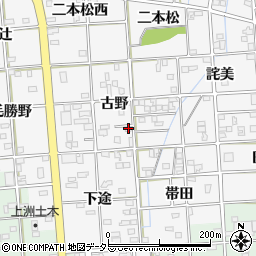 愛知県一宮市時之島古野35周辺の地図
