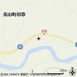 京都府南丹市美山町田歌（五波）周辺の地図