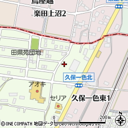 愛知県小牧市久保一色808周辺の地図