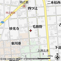 愛知県一宮市時之島毛勝野24-3周辺の地図