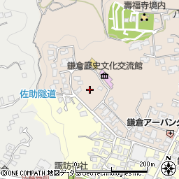 神奈川県鎌倉市扇ガ谷1丁目3周辺の地図