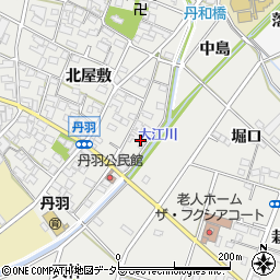 愛知県一宮市丹羽北屋敷1434周辺の地図