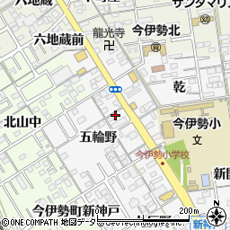 愛知県一宮市今伊勢町新神戸五輪野33周辺の地図