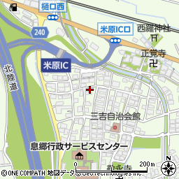 滋賀県米原市樋口287周辺の地図