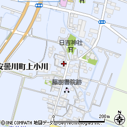 滋賀県高島市安曇川町上小川318周辺の地図