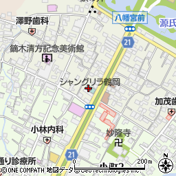 鎌倉聖石周辺の地図