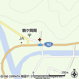 京都府南丹市美山町鶴ケ岡ノブ周辺の地図