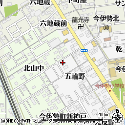 愛知県一宮市今伊勢町新神戸五輪野9周辺の地図