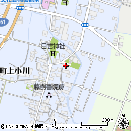 滋賀県高島市安曇川町上小川193周辺の地図