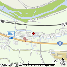 滋賀県米原市樋口21周辺の地図