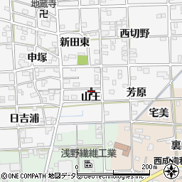 愛知県一宮市時之島山王19周辺の地図