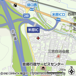 滋賀県米原市樋口279周辺の地図
