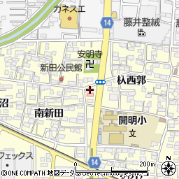 愛知県一宮市開明杁西郭61周辺の地図