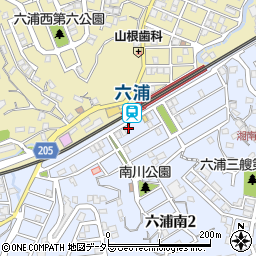 健康ウォークサンライズ六浦店周辺の地図