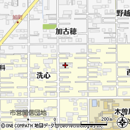愛知県一宮市開明洗心34周辺の地図