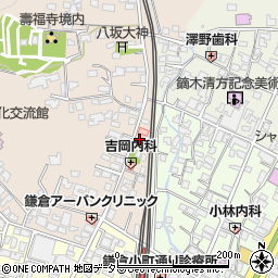 神奈川県鎌倉市扇ガ谷1丁目9周辺の地図
