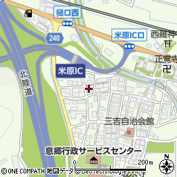 滋賀県米原市樋口284周辺の地図