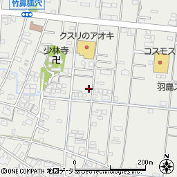岐阜県羽島市竹鼻町狐穴1308周辺の地図