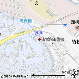 神奈川県南足柄市関本628-4周辺の地図