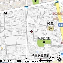 神奈川県平塚市松風町周辺の地図