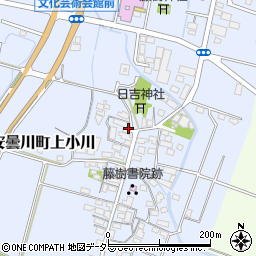 滋賀県高島市安曇川町上小川319周辺の地図