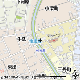 愛知県一宮市北丹町1-4周辺の地図