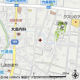 岐阜県羽島市竹鼻町狐穴707-29周辺の地図