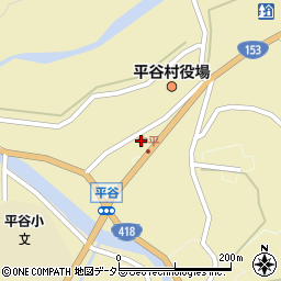 長野県下伊那郡平谷村450周辺の地図