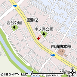 千葉県君津市杢師2丁目16周辺の地図