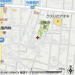 岐阜県羽島市竹鼻町狐穴736周辺の地図