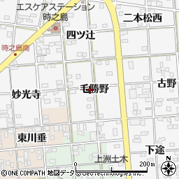 愛知県一宮市時之島毛勝野21周辺の地図