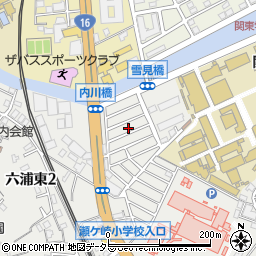 神奈川県横浜市金沢区六浦東1丁目4周辺の地図