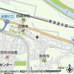 滋賀県米原市樋口402周辺の地図