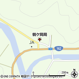 鶴ケ岡郵便局周辺の地図