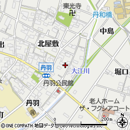 愛知県一宮市丹羽北屋敷1440周辺の地図