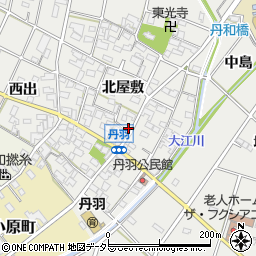 愛知県一宮市丹羽北屋敷1506周辺の地図