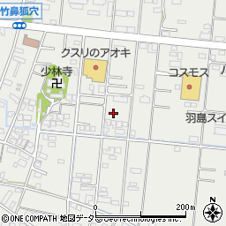 岐阜県羽島市竹鼻町狐穴1303周辺の地図