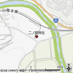 二ノ宮神社周辺の地図
