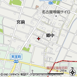 愛知県江南市安良町郷中155周辺の地図