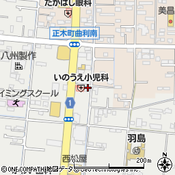 岐阜県羽島市竹鼻町狐穴1096-1周辺の地図