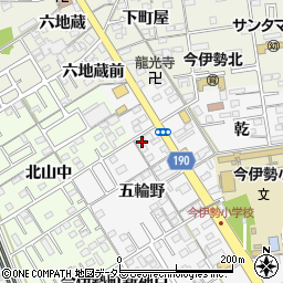 愛知県一宮市今伊勢町新神戸五輪野36-2周辺の地図